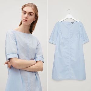 COS Beautiful light summer dress in light blue